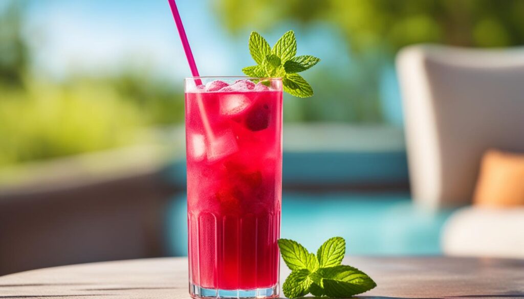 raspberry fruit drink