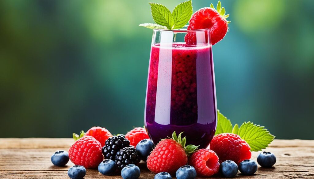 raspberry fruit drink